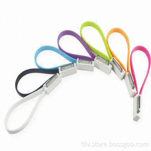 Durable Magnet 30-pin USB Cable for iPhone 4, Sync Data & Charger Cable